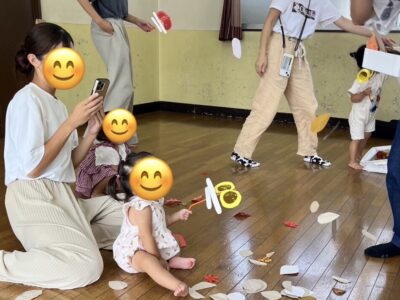 １０月リトミック予定　発表会前です